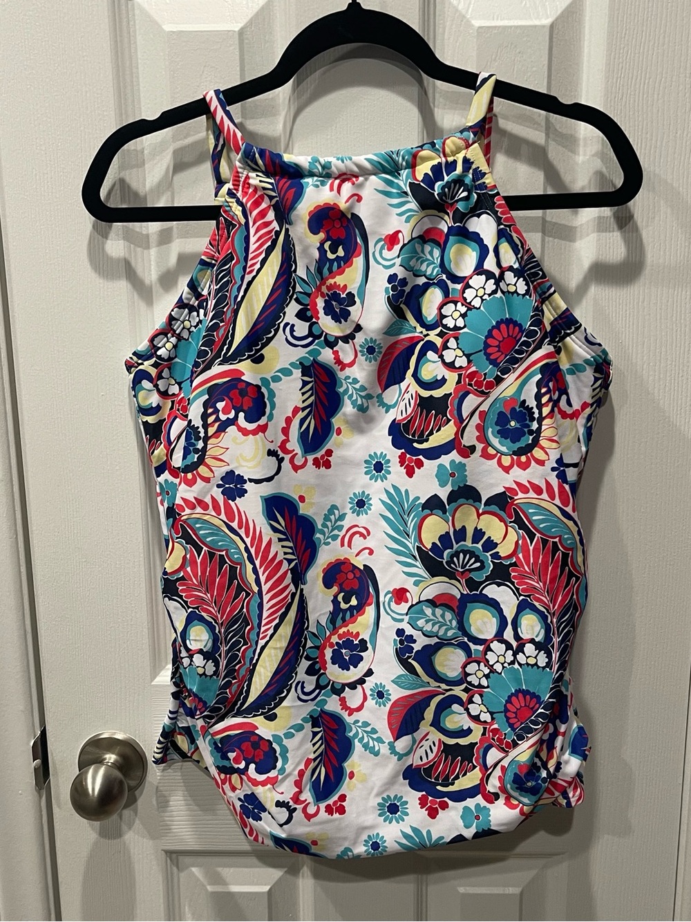Venus Floral Halter Tank Top - Multicolor Sz 20